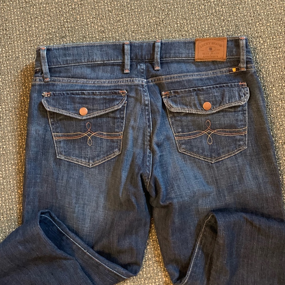 Lucky Brand Cate Boot Cut 8/29 Snap Pockets Jeans